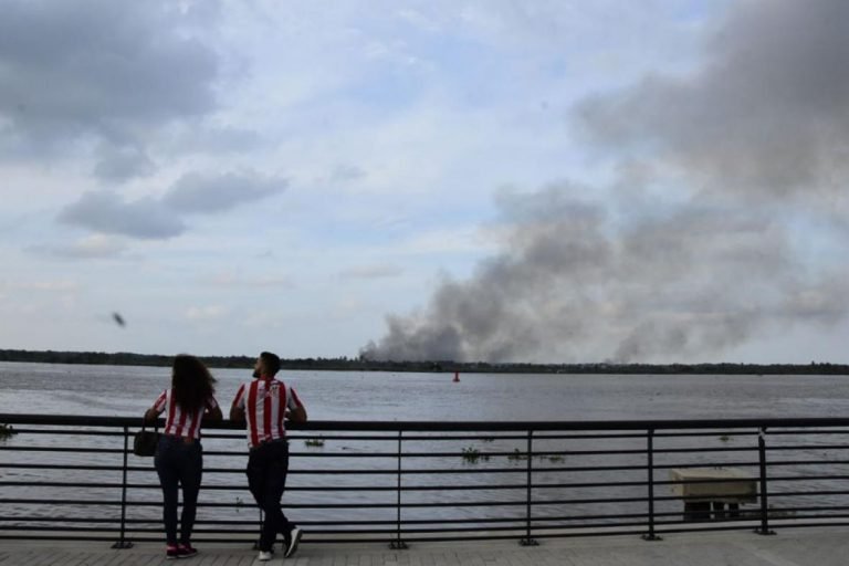 Desde Barranquilla reportan quemas en el Parque Isla Salamanca