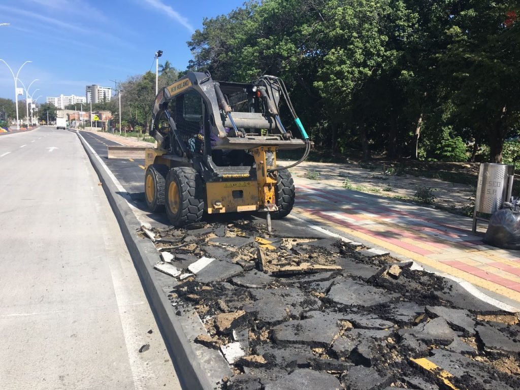 Volverán a hacer ciclovía de la Calle 30 porque fue mal construida