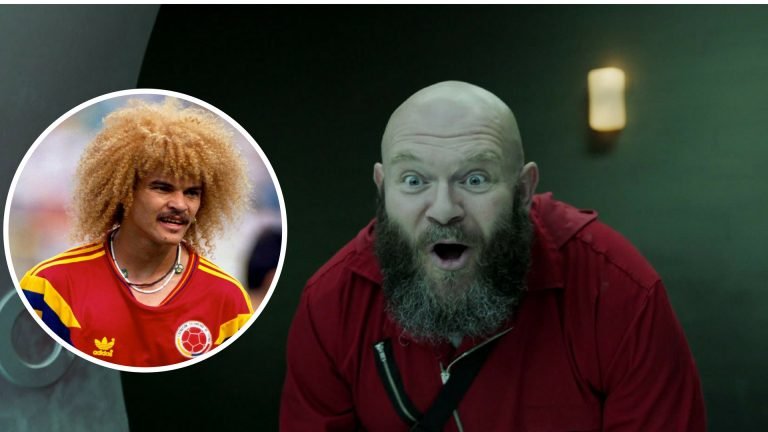 ‘El Pibe’ Valderrama le robó el corazón a un ladrón de la serie ‘La Casa de Papel’