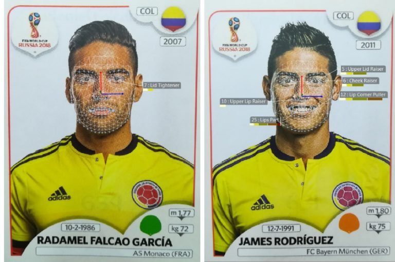 Analizan foto de Falcao en álbum Panini para conocer su rendimiento en Rusia 2018