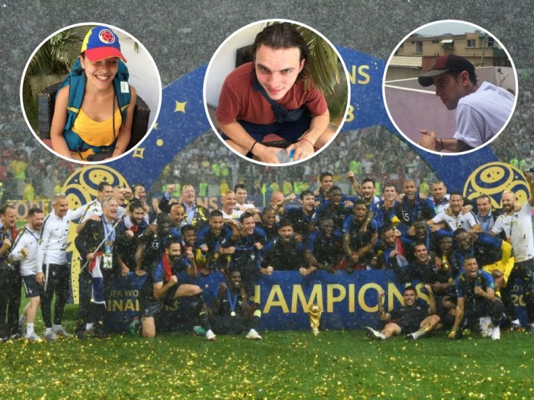 Franceses y argentinos vibraron en Santa Marta con la final del Mundial