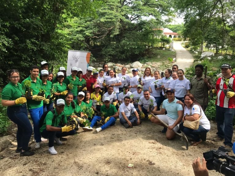 Voluntariado de Electricaribe apoya sendero natural con siembra de árboles en Bonda