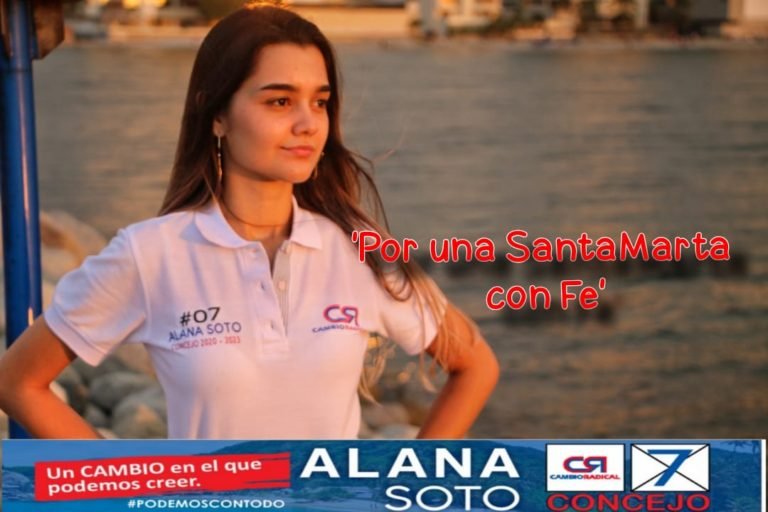 Alana Soto una samaria por adopción que quiere trabajar por la ciudad
