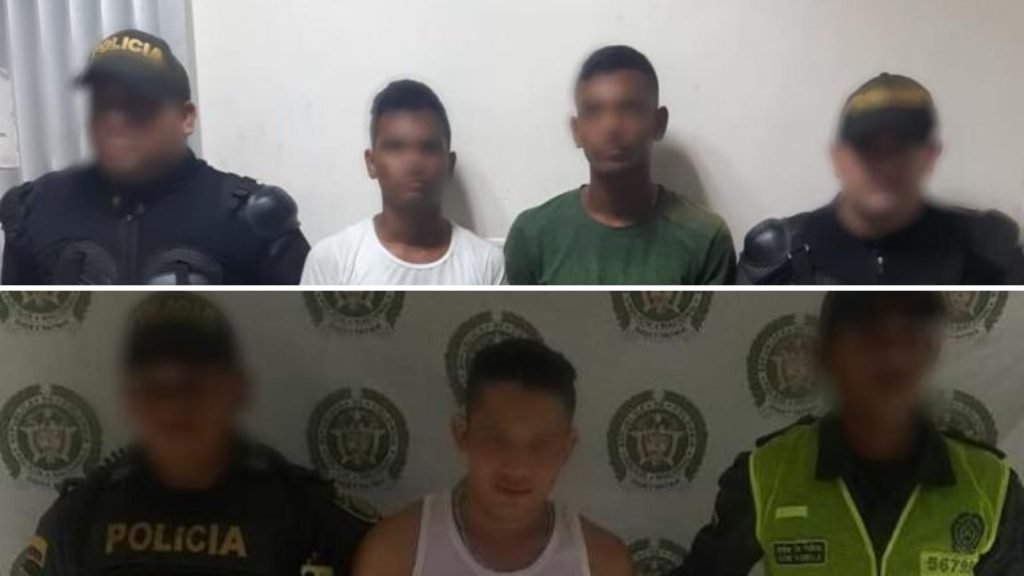 Policía captura a tres personas con armas de fuego ilegal