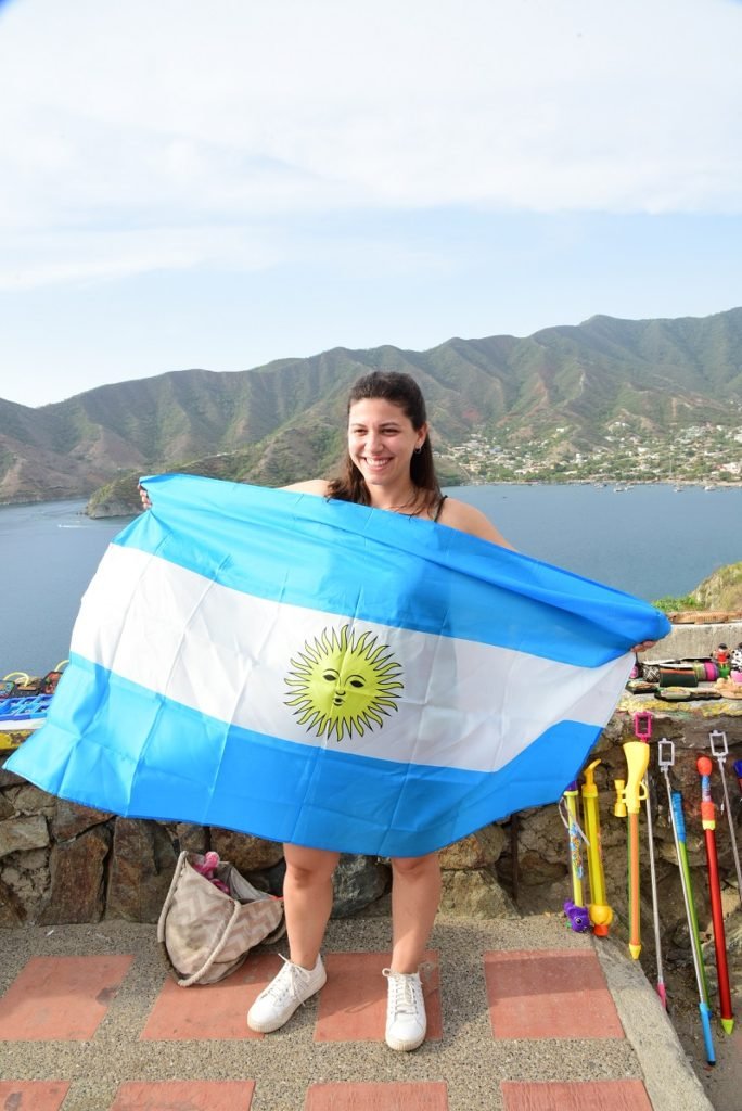 Delfina Viancarlos, la argentina que disfruta estudiar en Unimagdalena