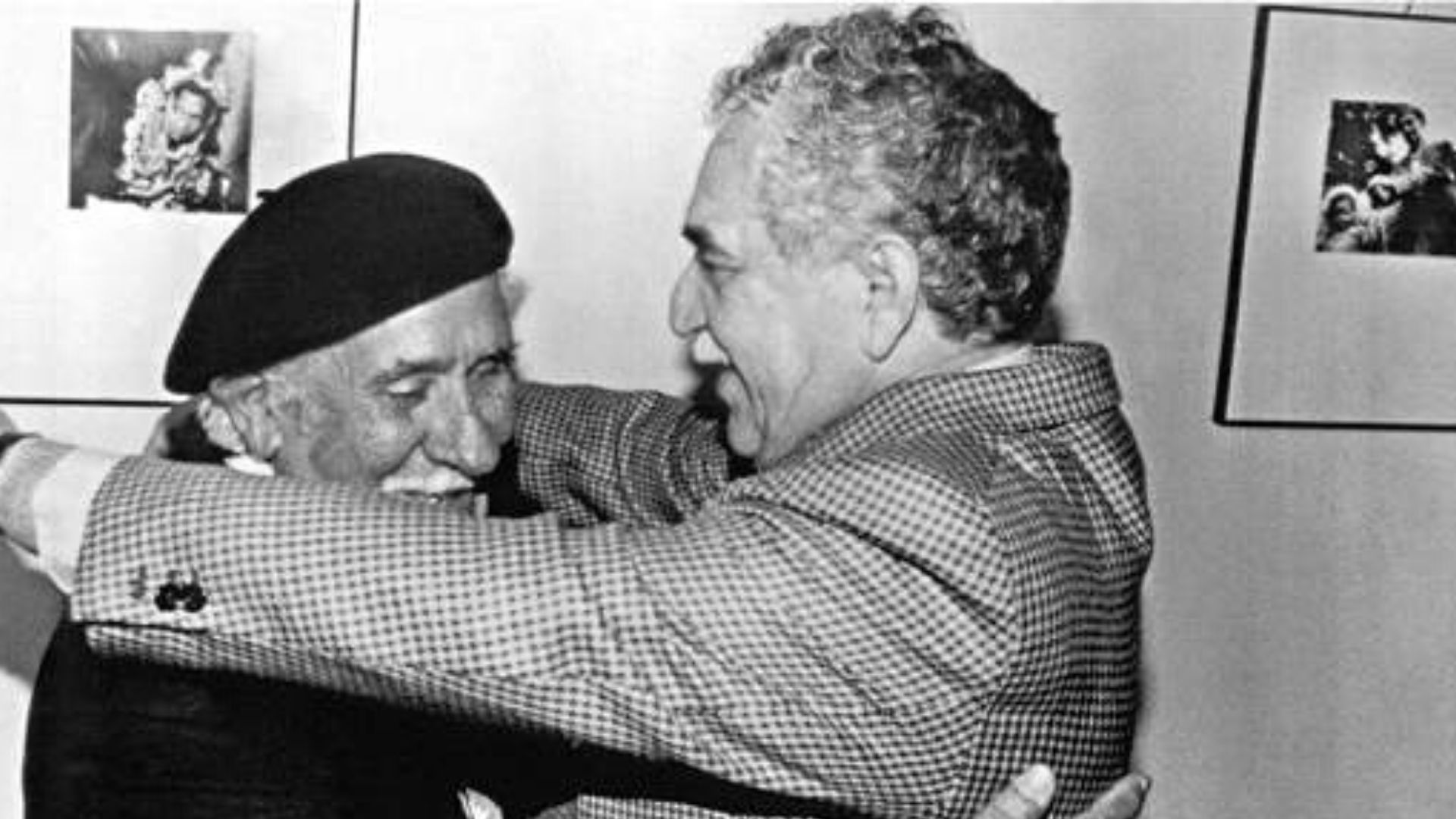 Abrazo Leo y Gabo