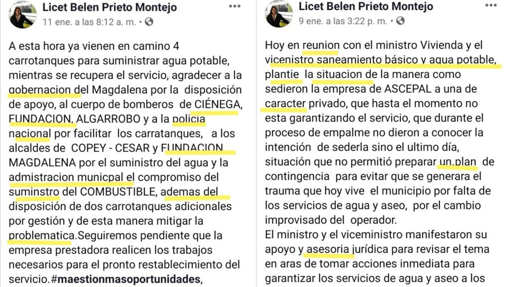 A ‘La Seño’, alcaldesa de Algarrobo; la ortografía le juega malas pasadas