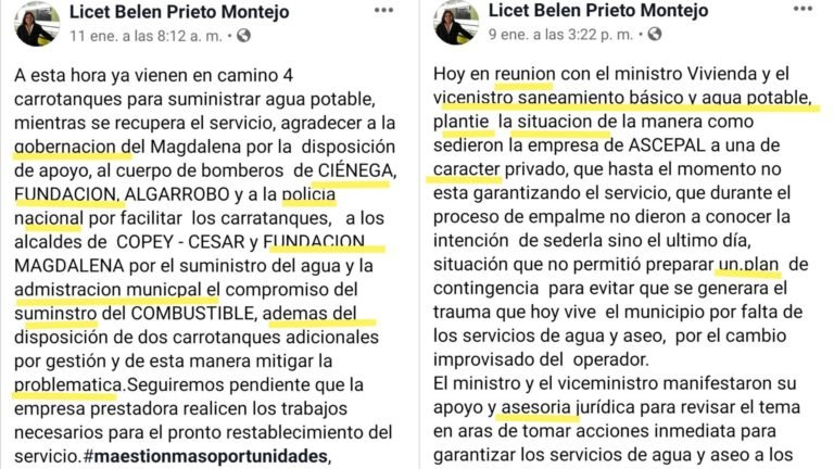 A ‘La Seño’, alcaldesa de Algarrobo; la ortografía le juega malas pasadas