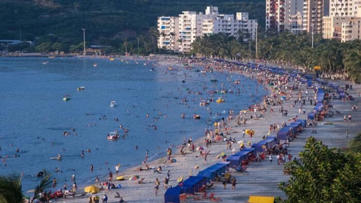 Turistas en Santa Marta