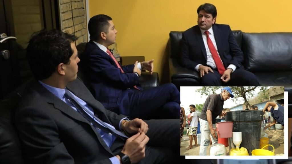 Senador Castillo intercede ante la Nación por crisis de agua samaria