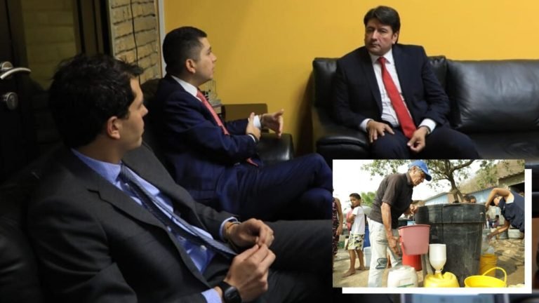 Senador Castillo intercede ante la Nación por crisis de agua samaria