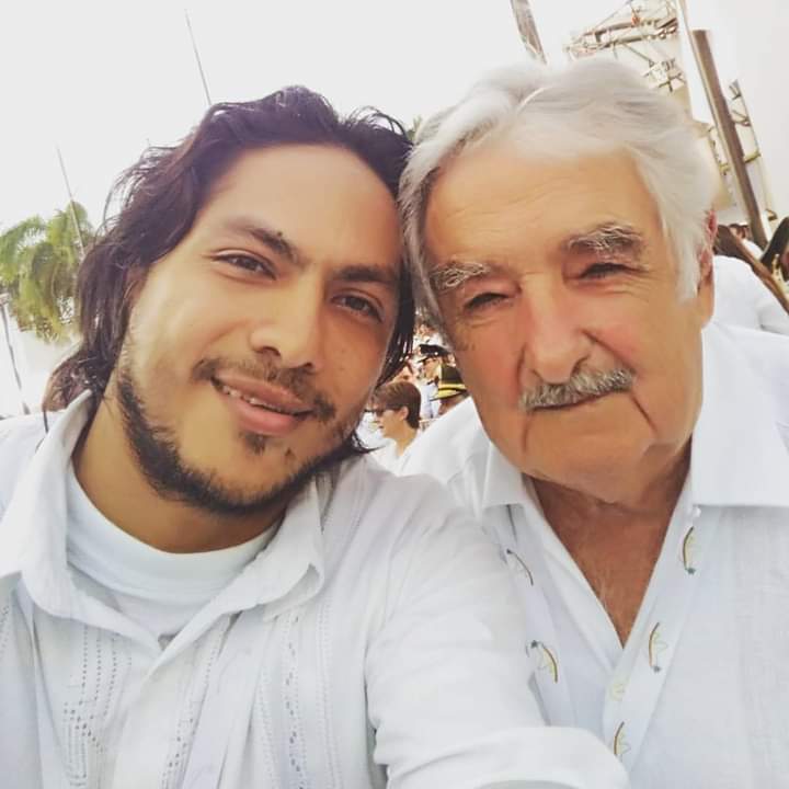 Stalin Ballesteros y José Mujica