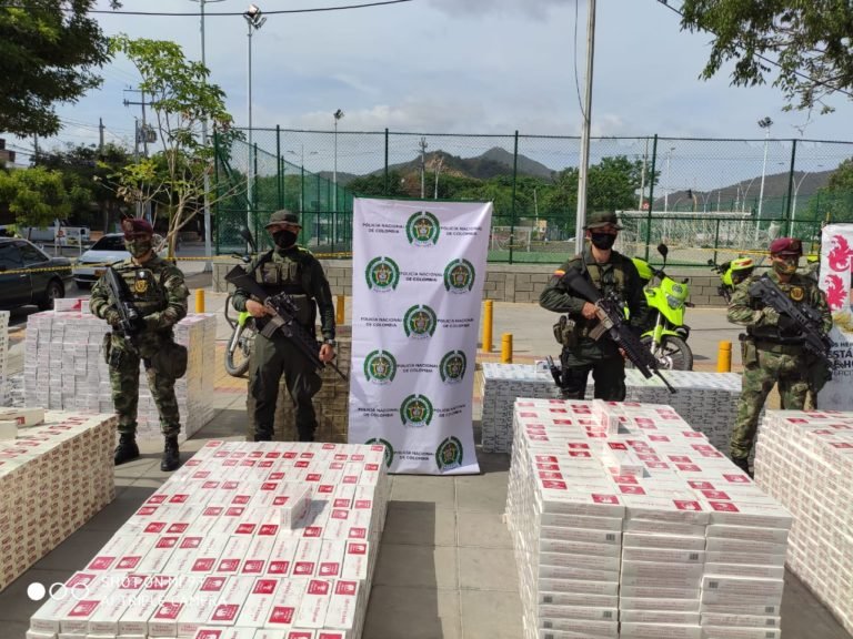 Cigarrillo de contrabando incautado, está ligado al narcotráfico