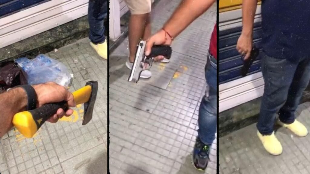 Para enfrentar vándalos y saqueadores comerciantes samarios se arman