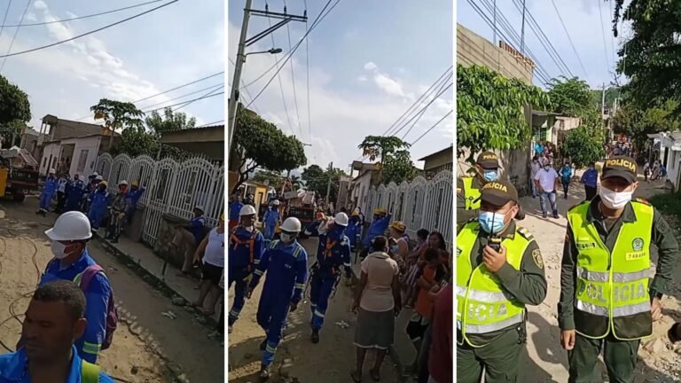 Air-e le colmó la paciencia a los residentes en el Once de Noviembre