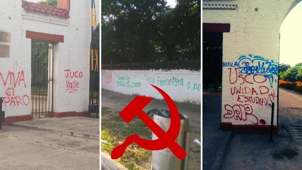 Así han dejado vándalos comunistas a la Quinta de San Pedro Alejandrino