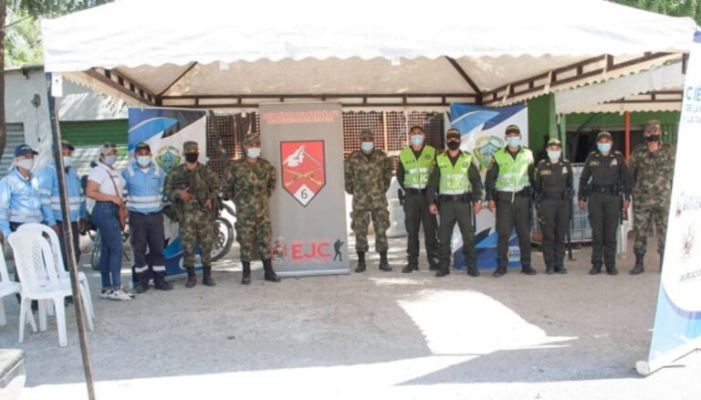 Policía y Ejército lideraron comando situacional en Cordobita Ciénaga