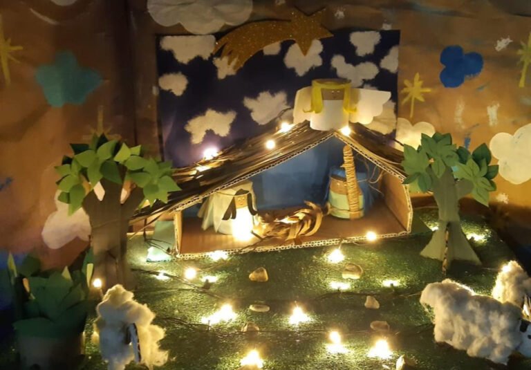 Pesebres con reciclaje, una labor comunitaria en los Laureles de Bonda