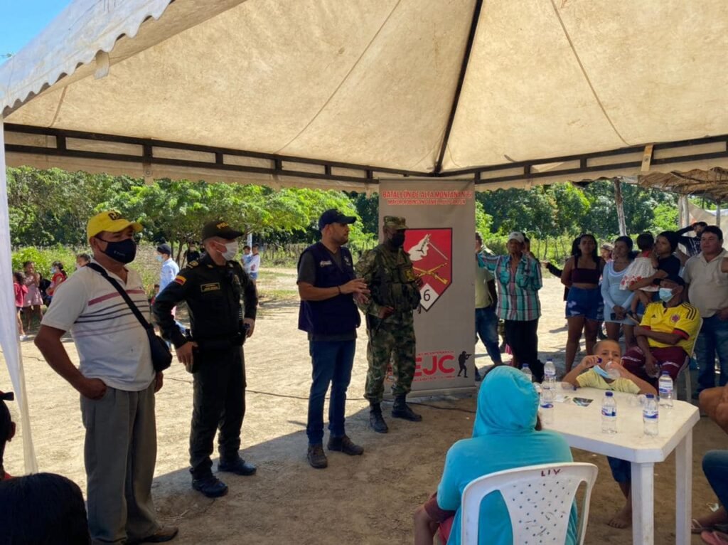 Comando Situacional llegó hasta la vereda Colorado en Ciénaga