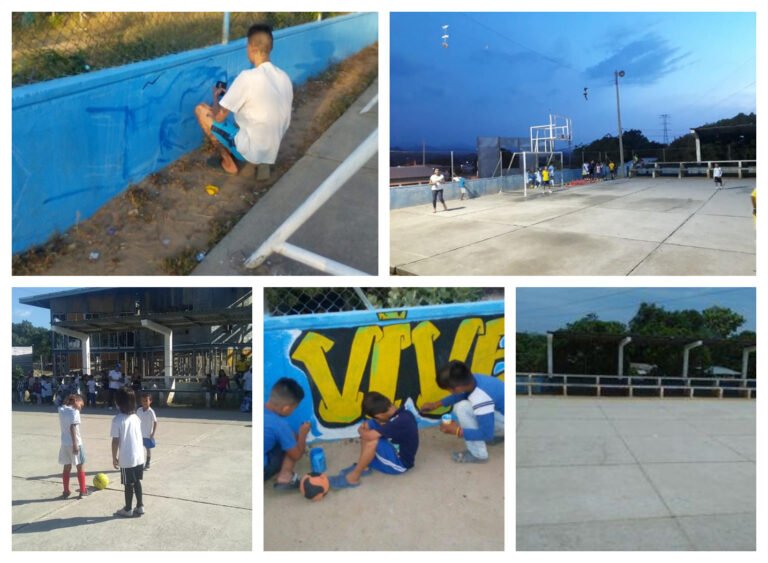 Con aportes iniciarán ‘pintatón’ de la cancha Los Laureles de Bonda