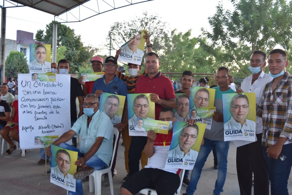 Reteneros apoyando a Hernando Guida