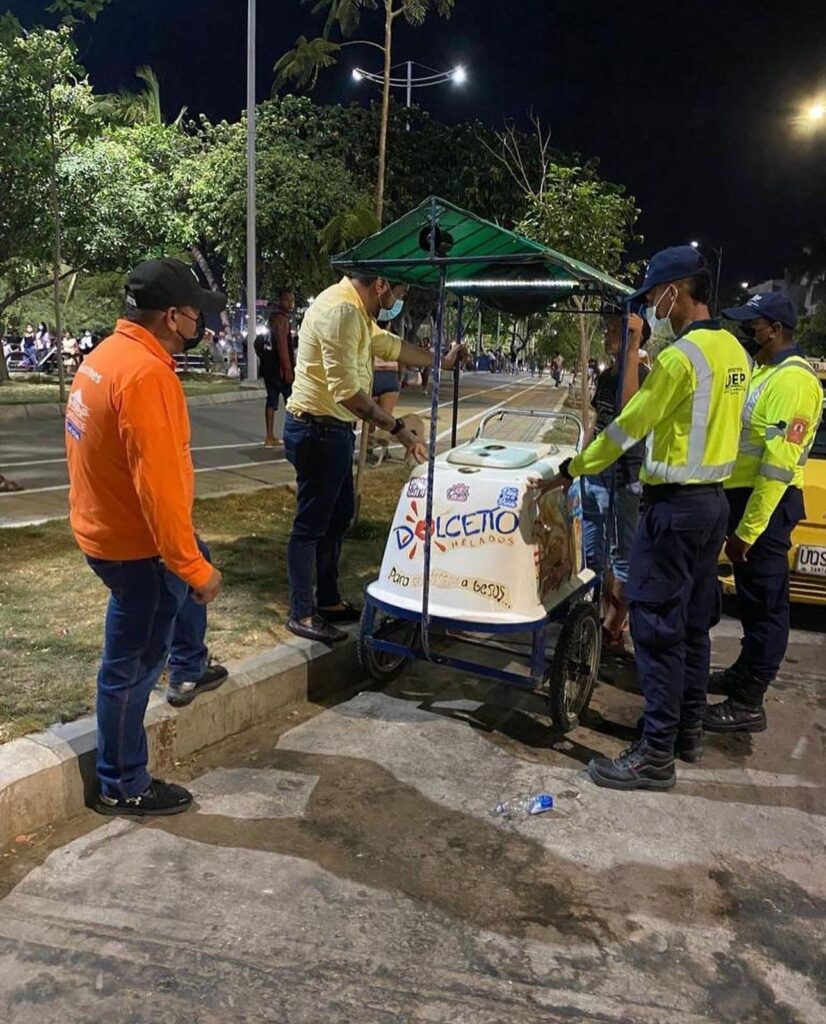 controles en el camellon de la bahia 2