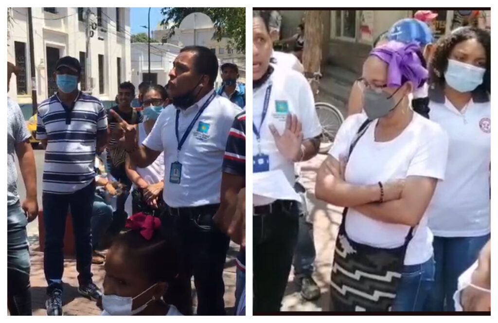 Poblacion con discapacidad auditiva protesta