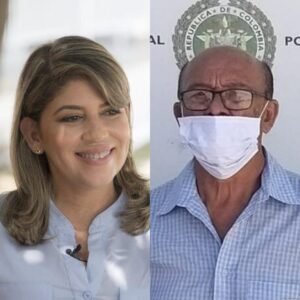 Virna Lizi Johnson Salcedo y profesor William Cabrera