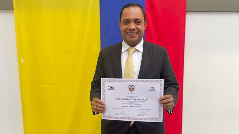 Carlos Mario Farelo asume como Senador de la República