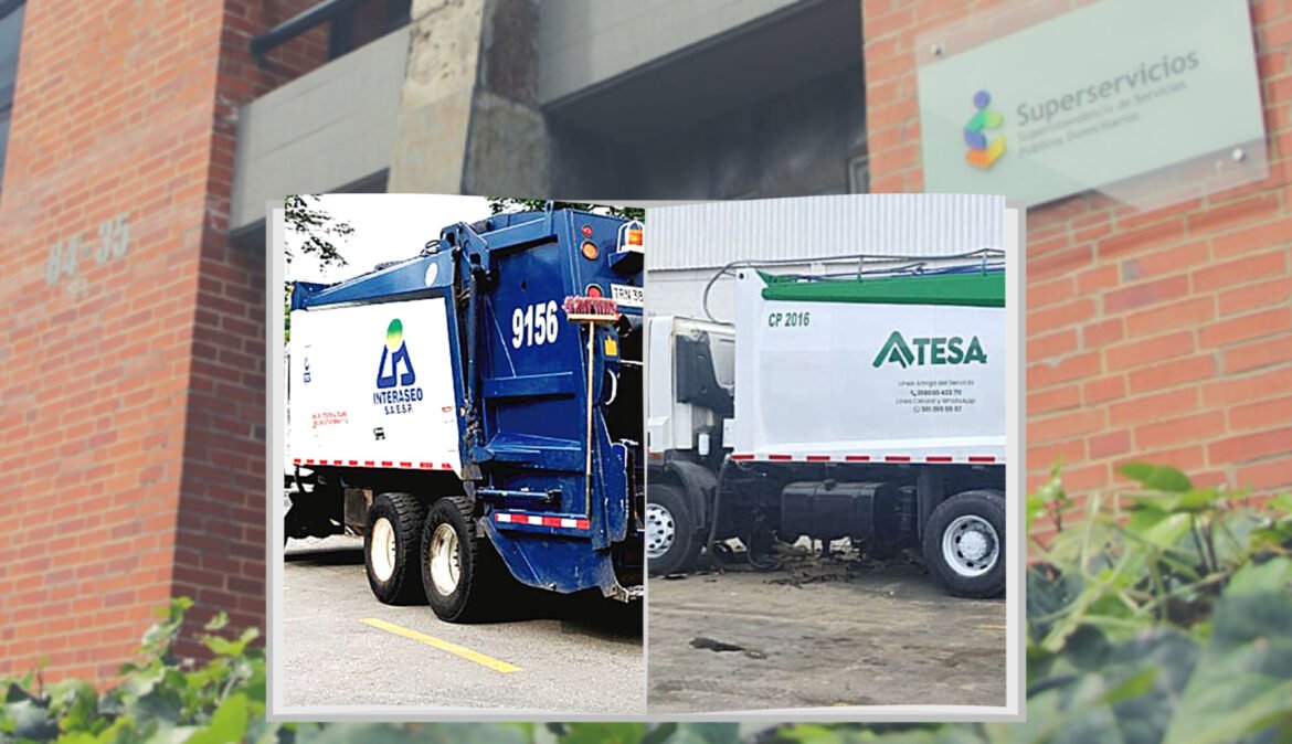 Interaseo y Atesa bajo la lupa de Superservicios