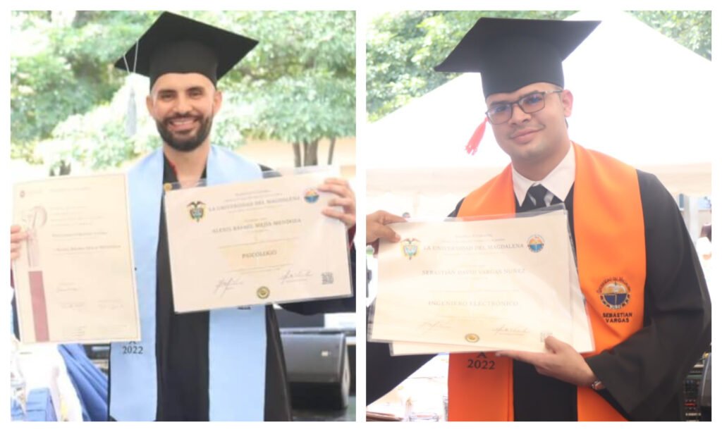 Conoce a Sebastián y Alexis, profesionales al cuadrado de Unimagdalena