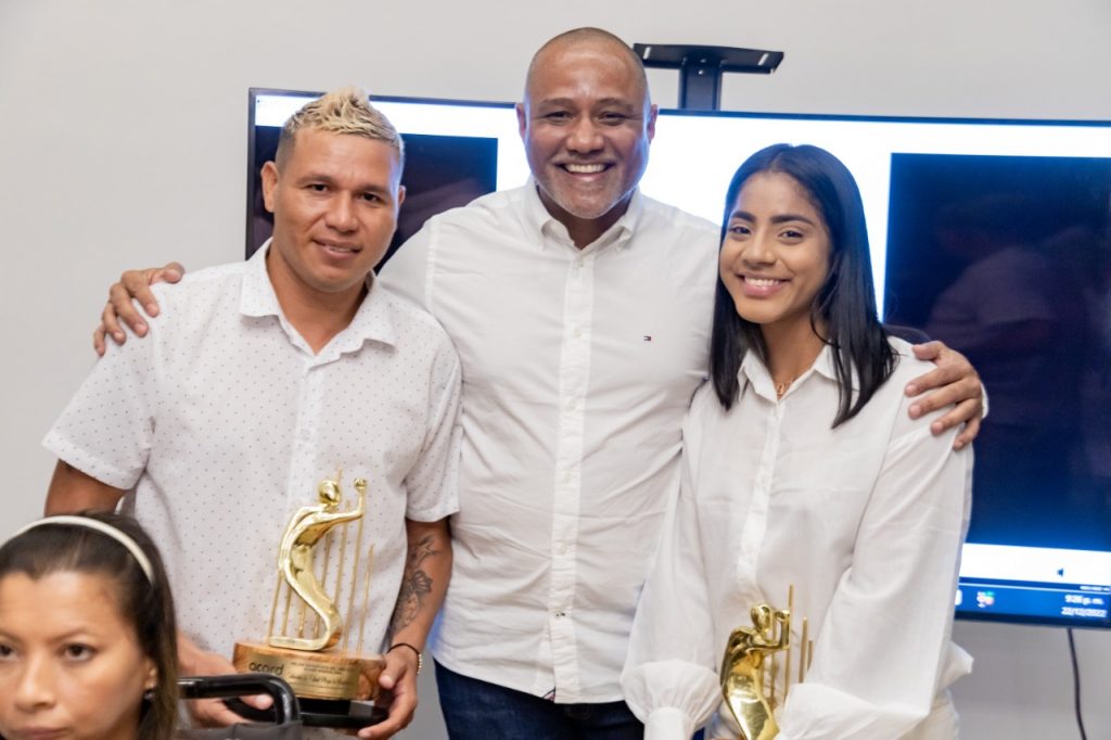 Deportistas premiados por Acord Magdalena