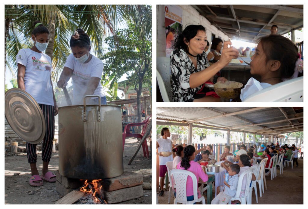 ´Olla comunitaria´ del gobierno para 120 familias de El Horno, San Zenón