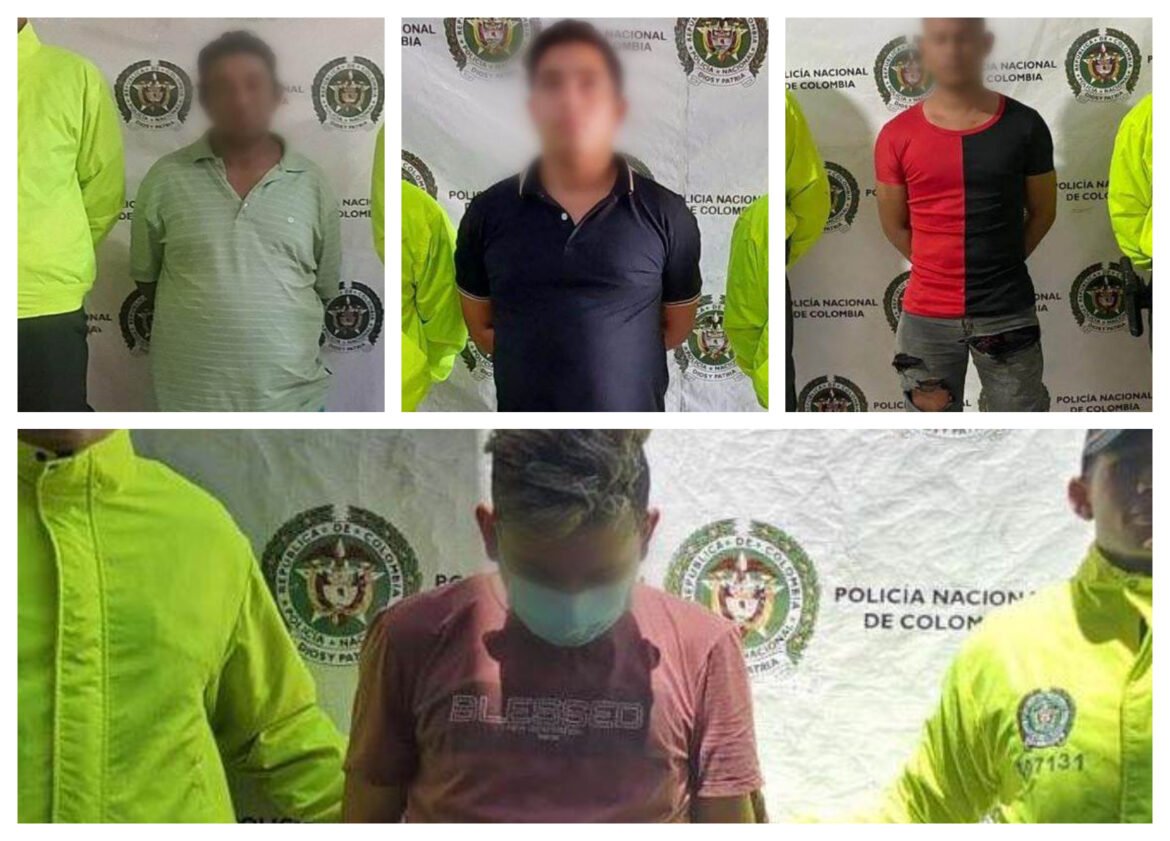 capturados en municipios del Magdalena