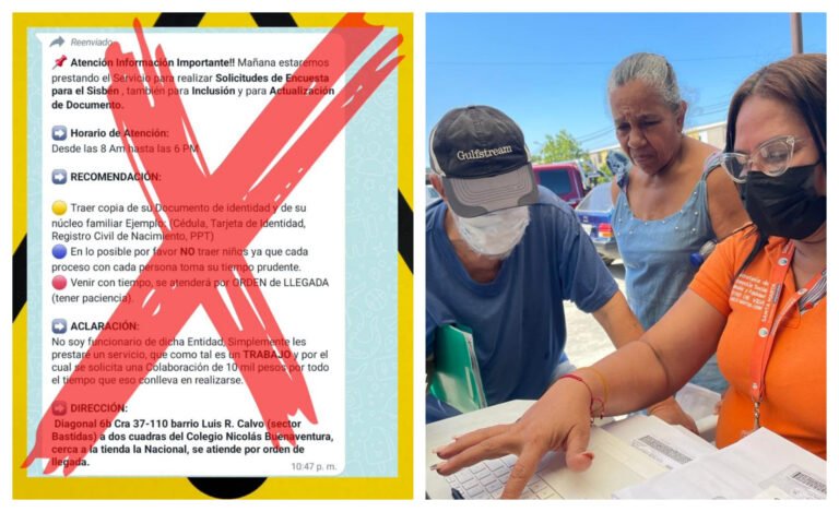 ¡Samario no crea en falsas promesas! tramites del Sisbén no tienen costo