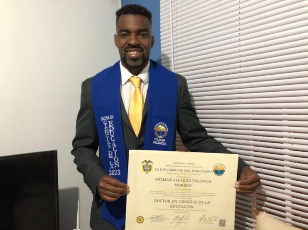 Wilman Valencia, primer afro con doctorado educativo de la Unimagdalena