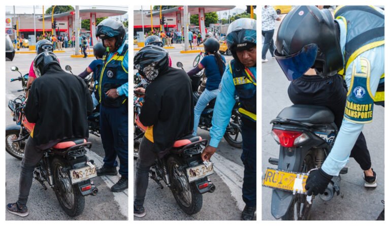 84 motociclistas en Santa Marta se ‘rajaron’ en movilidad