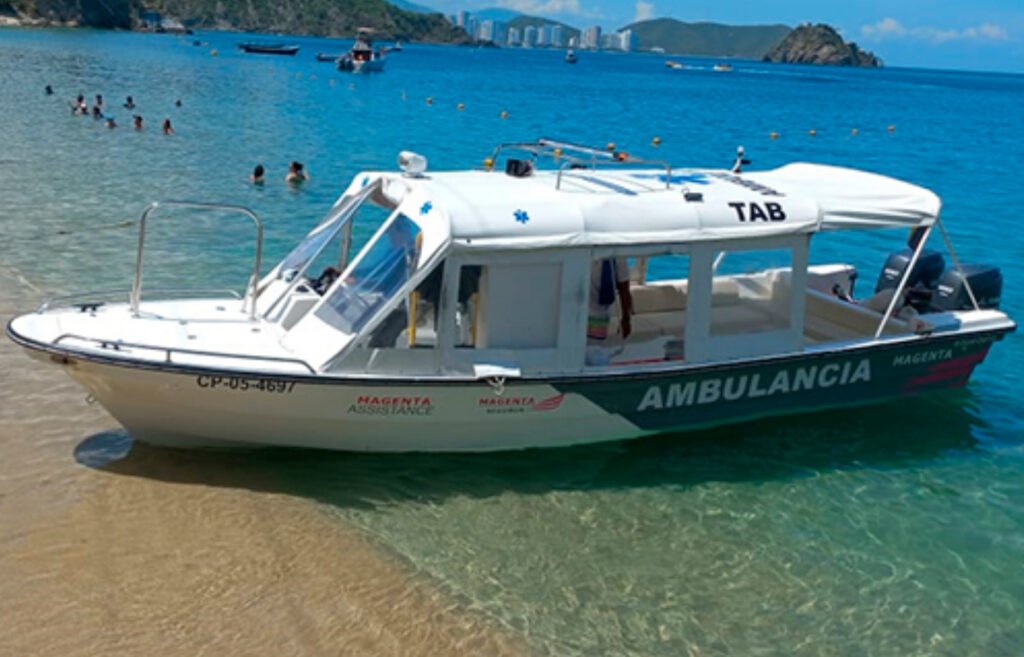¿De dónde salió la ambulancia marítima habilitada en Santa Marta?