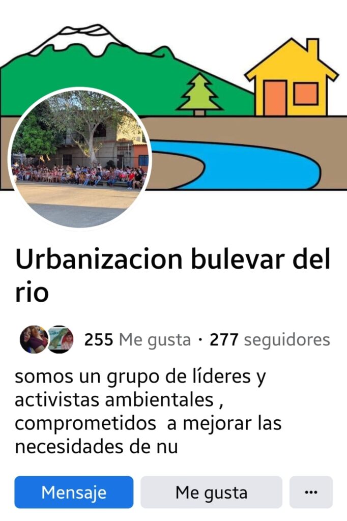 Facebook del barrio Boulevar del Rio