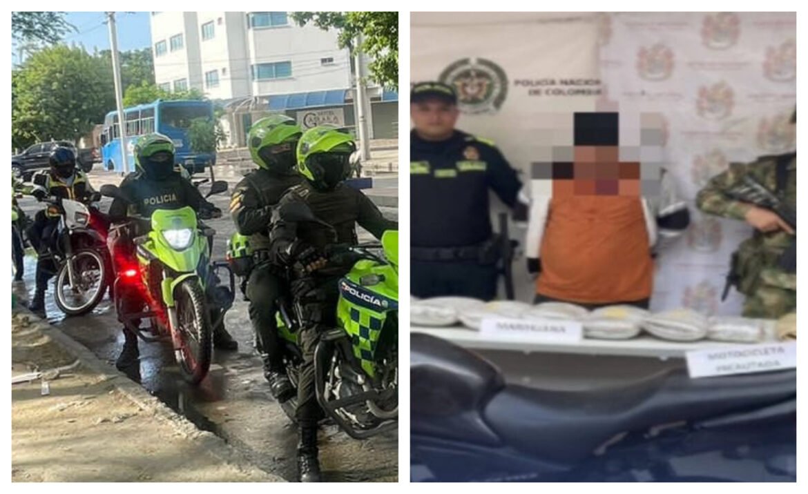 Policía Metropolitana de Santa Marta en el marco de la Fiesta del Mar