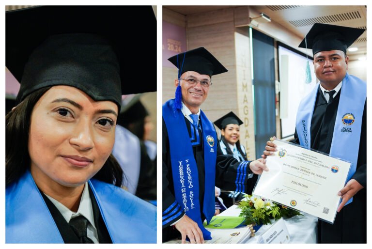 Sandra y Olvis, psicólogos gracias a la beca Taganga y bachiller deportista