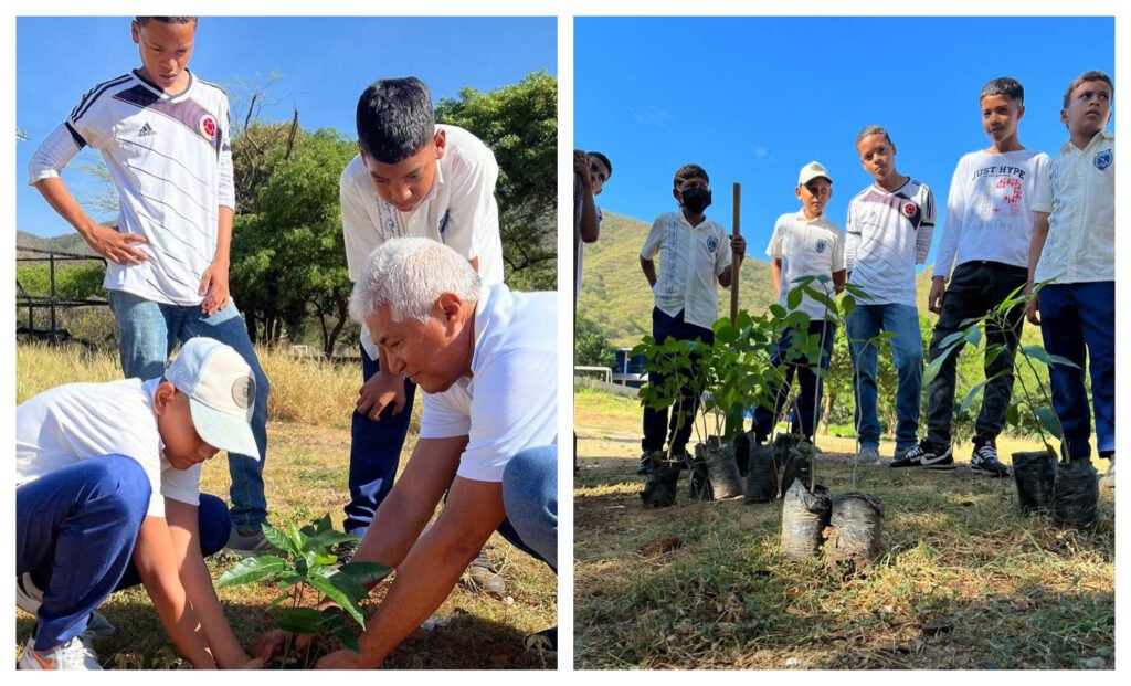 Corpamag lidera jornada de reforestación con estudiantes tagangueros
