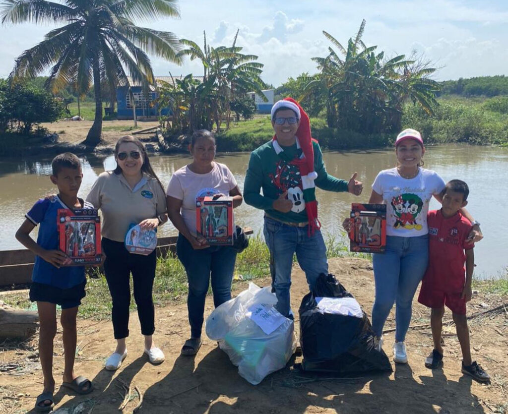 entrega de regalos