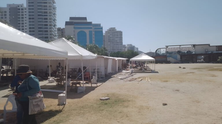 Ferias informales desafían acuerdo ambiental en la bahía de Santa Marta