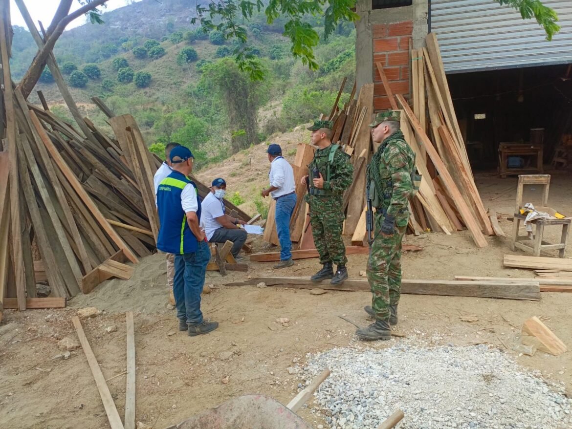 corpamag CORPAMAG realiza operativo contra la tala ilegal en la Sierra Nevada