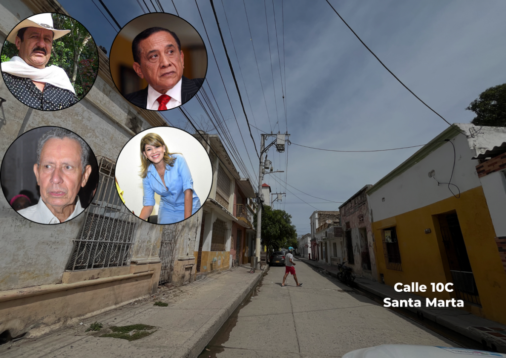 Calle 10C de Santa Marta: dos generales, un paramilitar y una alcaldesa
