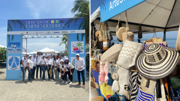 el Mercado de Emprendedores, una actividad que surge como resultado del diplomado "Competencias Empresariales y Turismo Sostenible",