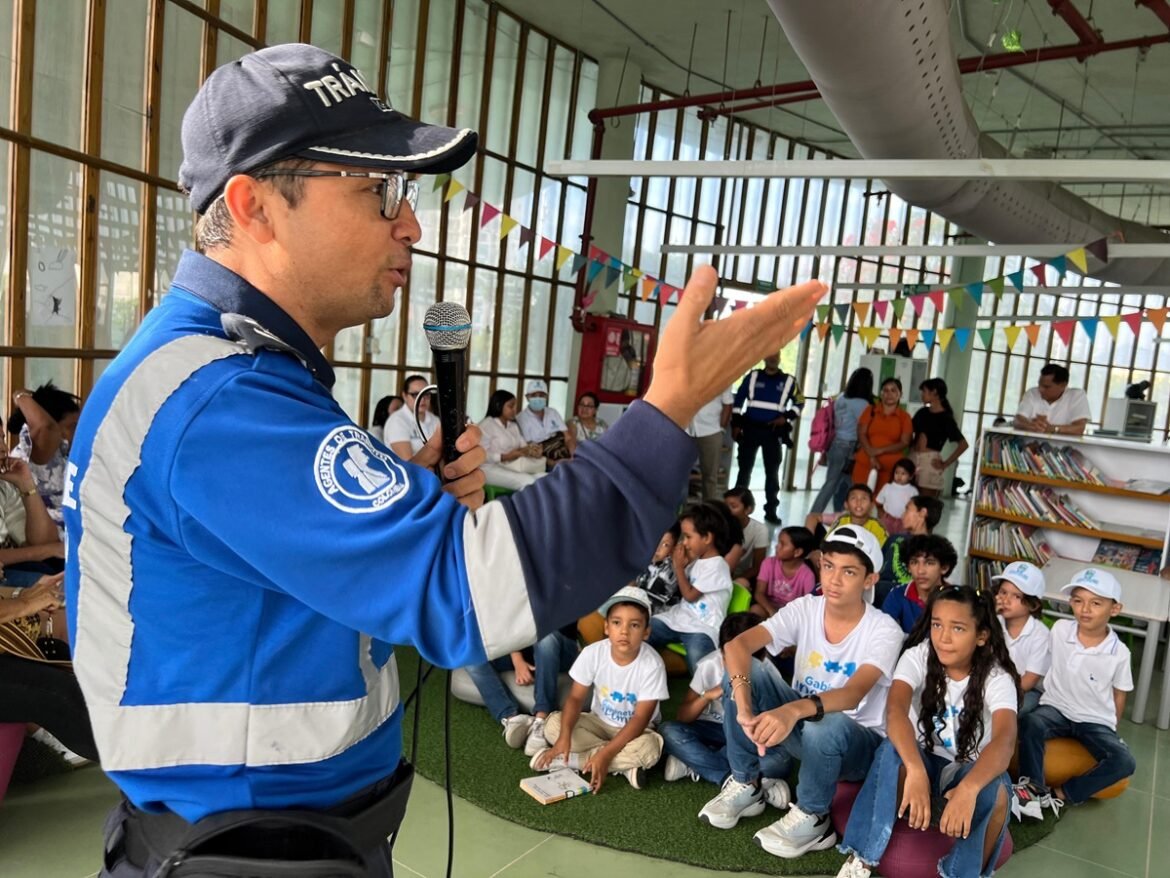 educación vial La educación vial para niños se impartió en una jornada pedagógica
