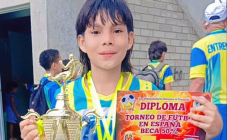 Cristian Daniel, el niño futbolista al que su pasión lo llevará a España