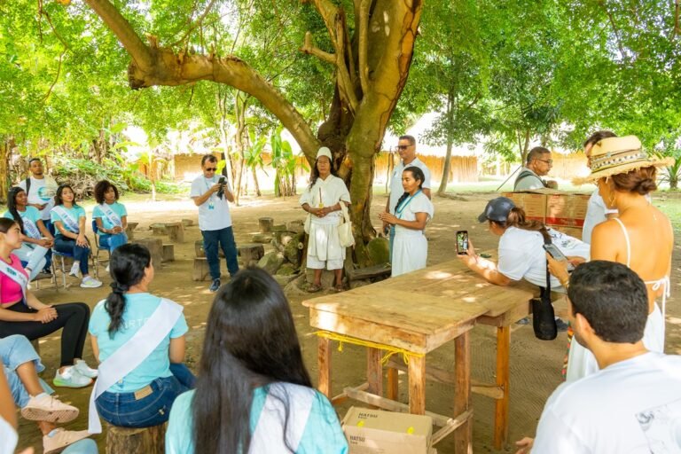 Secretaría de Cultura y fundación Aluna entregan kits en el resguardo arhuaco Katanzama